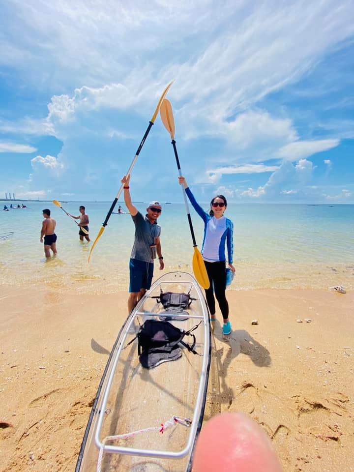 澎湖旅遊-透明獨木舟